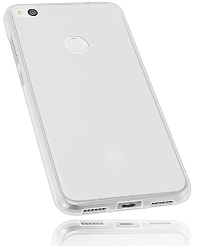 mumbi Funda Compatible con Huawei P8 Lite (2017) Caja del teléfono móvil, Blanco Transparente
