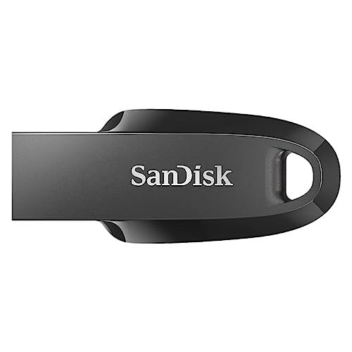 SanDisk Ultra Curve - Memoria USB 3.2 (128 GB, hasta 100 MB/s), Color Negro