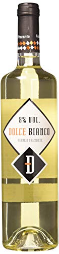 Vino Blanco Frizzante Dolce Bianco - 6 Botellas de 750 ml (Total 4.5 L) BODEGA CUATRO RAYAS
