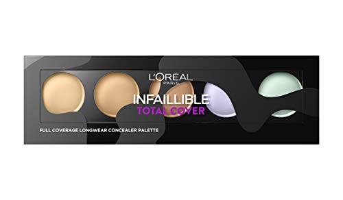 L'Oréal Paris Infalible Total Cover, Paleta Correctora, Tono 01 Clara