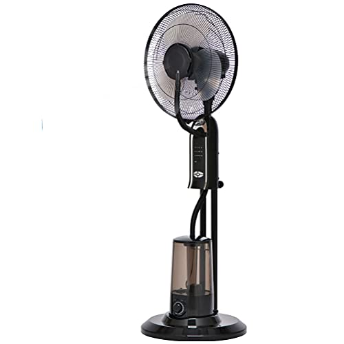 BIWOND Ventilador Nebulizador con Tanque de Agua 3.2L COOLFEEL (75W, 16', Mando a Distancia, Temporizador, Humidificador, Oscilante 70º, 3 Velocidades) - Plata