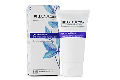 Bella Aurora Gel Exfoliante Facial Anti-Manchas | Limpia la Piel en Profundidad | Peeling Facial Enzimático para la Cara, 75 ml