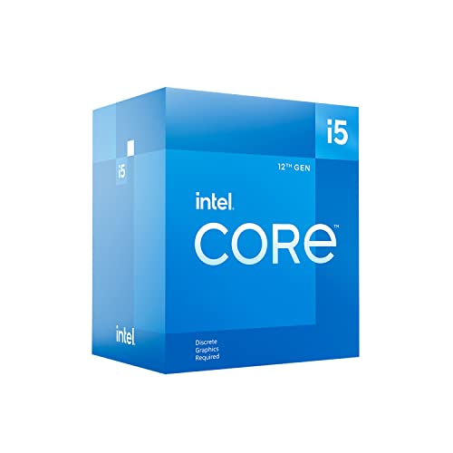 Intel Core i5-12400F, procesador para equipos de sobremesa de 12a generación; Frecuencia base 2.5 GHz, 6 núcleos, LGA1700, RAM DDR4 y hasta 128 GB DDR5