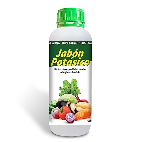 WABISABI DREAMS Jabón Potásico - 1 Litro - Protección Natural y Efectivo contra Insectos, Cochinilla Algodonosa y el Pulgón - 100% Bio - Alta Eficacia Comprobada