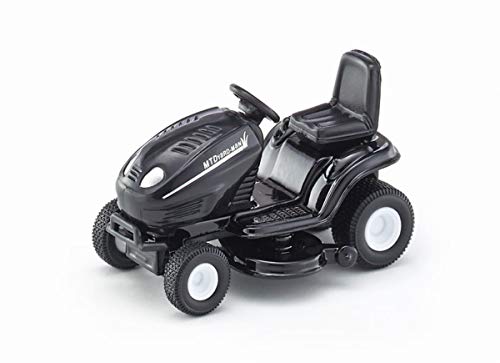 siku 1312, Tractor cortacésped, Metal/Plástico, Negro, Vehículo de juguete para niños