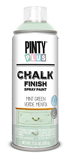 PINTYPLUS CHALK Pintura Spray a la Tiza 520cc Verde Menta CK794, Non Concerné, 335 g (Paquete de 1), 400 Unidades