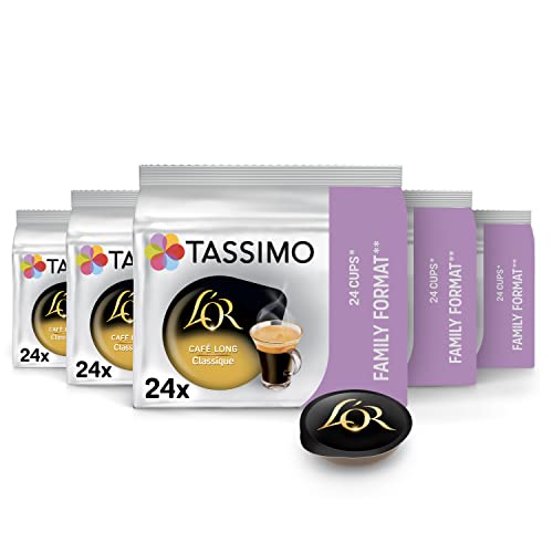 Tassimo Cápsulas de Café L’OR Long Classique Big Pack | 120 Cápsulas Compatibles con Cafetera Tassimo - 5PACK - Amazon Exclusive