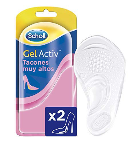 Scholl Plantillas, óptimas para zapatos de tacón alto con tecnología Gel Activ, discreción y comodidad, 2 plantillas