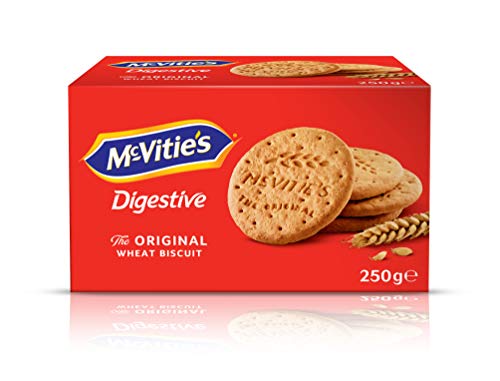 McVities Digestive Original: la clásica galleta de trigo para llevar, paquete de 5 (5x 250 g)