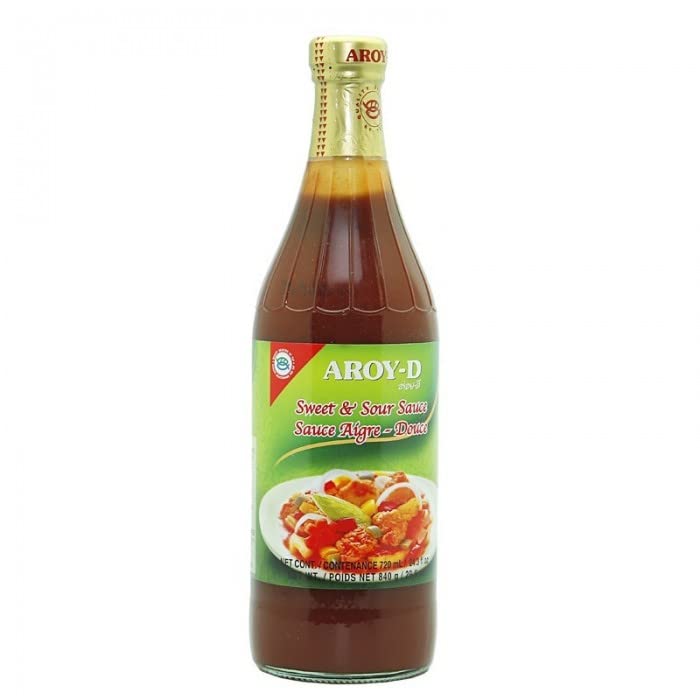 Aroy-d - Salsa Agridulce - Sweet & Sour Sauce - Ideal Pad Thai - 720 Ml .