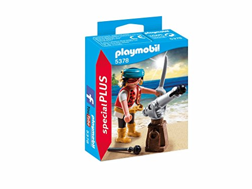 Playmobil - Special Plus Pirata con Cañón Muñecos y Figuras, Color Multicolor (5378)