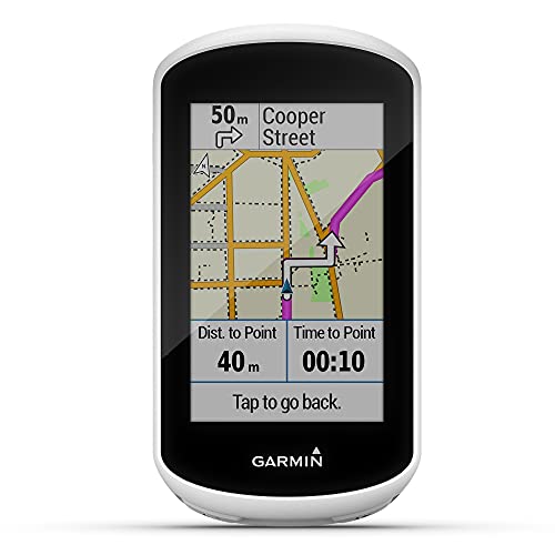 Garmin Edge Explore - Ciclocomputador para cicloturismo con funciones de conectividad, 240 x 400 píxeles, pantalla táctil, 3,0', Blanco