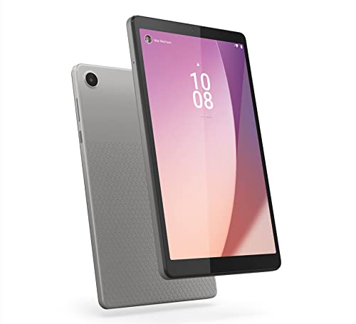 Lenovo Tab M8 (4th Gen) - Tablet de 8' HD (MediaTek Helio A22, 2 GB de RAM, 32 GB ampliables hasta 1 TB, 2 Altavoces, WiFi + Bluetooth 5.0, Android 12) Funda y Película - Gris