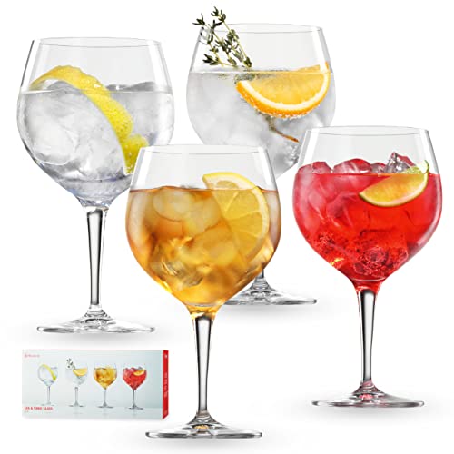 Spiegelau & Nachtmann, de 4 Piezas Gin Tonic de Juego de Vasos, Cristal, 360 ml, Special Glasses, 4390179