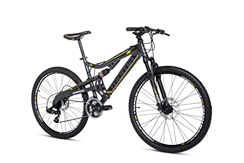 Moma Bikes Bicicleta Montaña Equinox5.0 27,5', Aluminio, SHIMANO 24v, Doble Freno Disco, Doble Suspensión (Varias Tallas)
