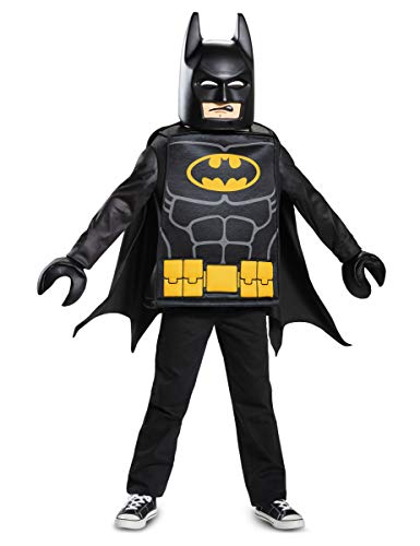 Jakks Pacific- Lego Movie Batman Disfraz, Color Negro, 4/6 Jahre (104/116) (5)
