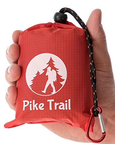 Pike Trail Manta de Bolsillo al Aire Libre Rojo Cereza