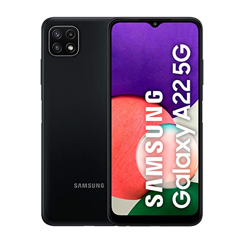 Samsung Galaxy A22 5G – Smartphone libre con 6.6 Pulgadas 64GB y Sistema Operativo Android Gris Versión ES