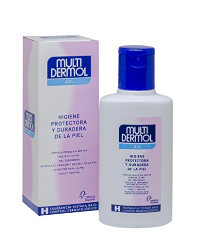 Multidermol Gel - Higiene protectora y duradera de la piel - pH neutro, respeta el equilibrio natural de la piel - 150 ml