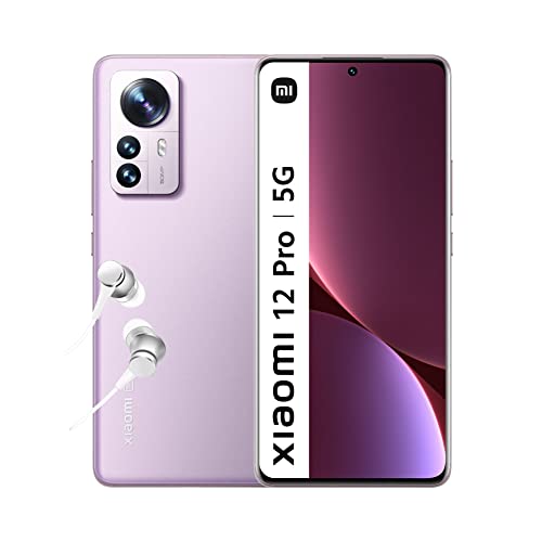 Xiaomi 12 Pro - Smartphone de 8+256GB, Pantalla de 6.73” 120Hz AMOLED, Snapdragon 8 Gen 1, Triple cámara de 50MP, 4600mAh, 120W HyperCharge, Purple (Versión ES + 3 años de garantía)