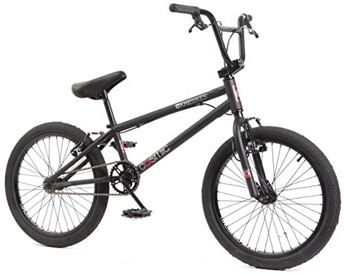 KHE Cosmic - Bicicleta BMX para niños, color negro, 20 pulgadas, con rotor Affix, solo 11,1 kg.