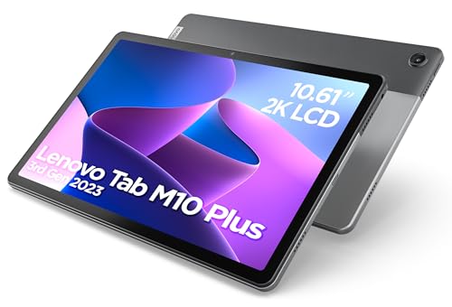 Lenovo Tab M10 Plus (3rd Gen) 2023 - Tablet de 10.61' 2K (Qualcomm Snapdragon SDM680, 4GB de RAM, 64GB ampliables hasta 1 TB, 4 Altavoces, WiFi + Bluetooth, Android 12) - Gris Oscuro