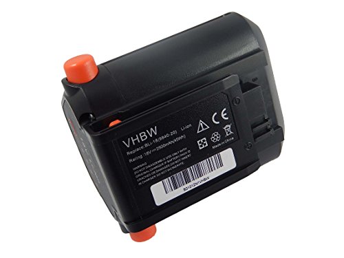 vhbw Batería adecuada para cortacéspedes de Gardena PowerMax Li-18/32 & soplador universal AccuJet Li-18 como BLi-18 (9840-20, 9839-20)
