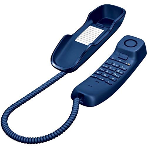Gigaset DA210 - Teléfono Fijo con Cable, Color Azul