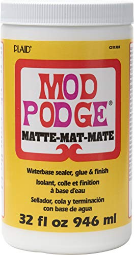 Mod Podge Matte-Sellador Mate Transparente 1 L, Multicolor, 6.1x3.4x12.75 inches