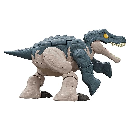 Jurassic World Fierce Changers Peligro Doble Baryonyx Dinosaurio de juguete se transforma en Parasoralophous, +4 años (Mattel HLP09)