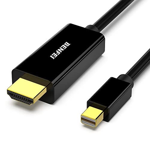 BENFEI Cable Mini DisplayPort a HDMI, 1,83 Metros Mini DP a HDMI (Compatible con Thunderbolt) para MacBook Air/Pro, Surface Pro/Dock, Monitor, proyector