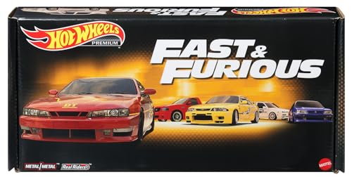 Hot Wheels Fast & Furious Pack coches de juguete temáticos premium, +3 años (Mattel HKF08)
