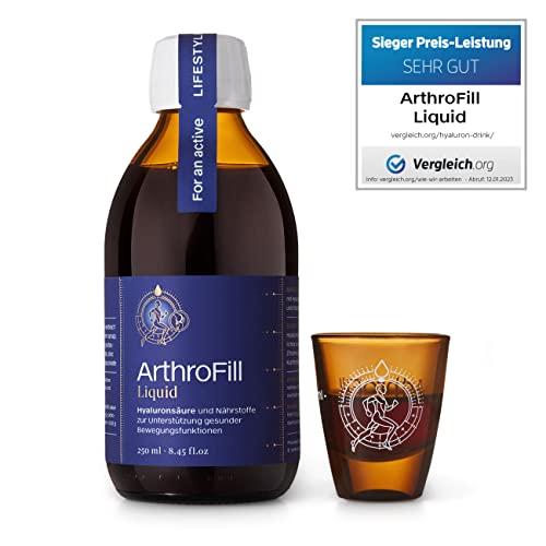 ArthroFill líquido 250ml - Ácido hialurónico de alta pureza bebible