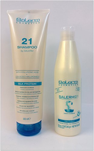 Pack Salerm 21 Shampoo Acido Hialuronico 300 ml + Salerm 21 250 ml Silk Protein