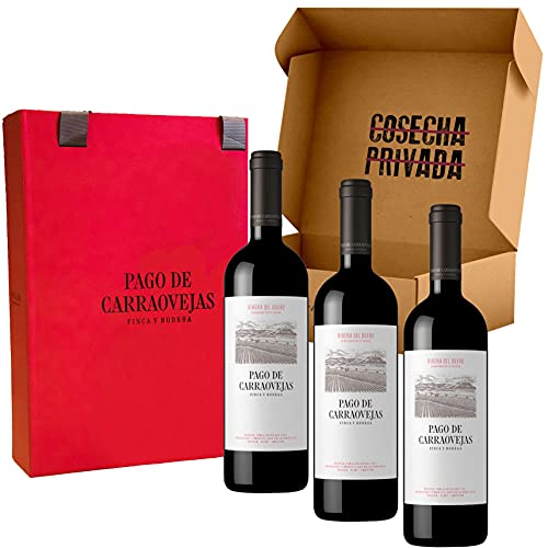 Pago de Carraovejas - Estuche Regalo Vino Edición Limitada seleccionado y enviado por Cosecha Privada. 3 Botellas