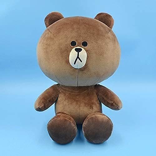 Dpprdl 30 cm Brown Bear y Cony Rabbit Peluche Toys Kawaii Anime Choco Sally Muñeca Sofá Sofá Sofá Cojín Regalo para Niñas Regalo De Cumpleaños Marrón (Color: Braun) (Color : Braun)