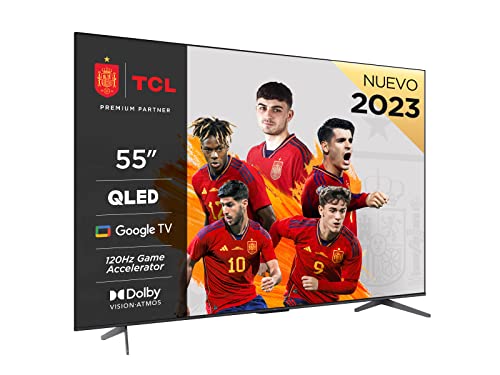TCL 55' TV 55C641, QLED, UHD, HDR10+, 120 Hz Game Accelerator, Dolby Vision.Atmos, Game Master Smart TV Powered by Google TV