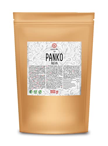 Umami Pan rallado japonés Panko 1000gr - Made in Italy - Receta japonesa, ¡crujiente y frito no grasoso