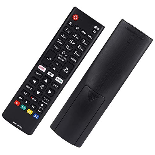 YQZBTX Reemplazo AKB75095308 Mando LG para Mando LG Smart TV Mando a Distancia para LG LED LCD Smar TV con Netflix Amazon Botones
