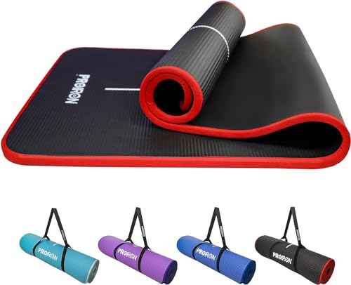 PROIRON Esterilla Yoga Gruesa - Colchoneta Antideslizante NBR para Pilates Ejercicios Fitness Gimnasia Estiramientos