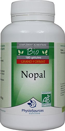Nopal Bio Nopal orgánico, 180 cápsulas de 340 mg