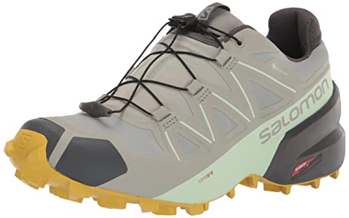 Salomon Speedcross 5 Gore-Tex Zapatillas Impermeables de Trail Running para Mujer, Protección climática, Agarre agresivo, Ajuste preciso, Wrought Iron, 41 1/3
