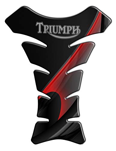 Protector de depósito adhesivo de resina efecto 3D compatible con Triumph