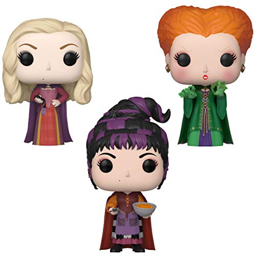 Funko Disney: POP! Hocus Pocus Collectors Set - Sarah with Spider, Winifred with Magic, Mary with Cheese Puffs