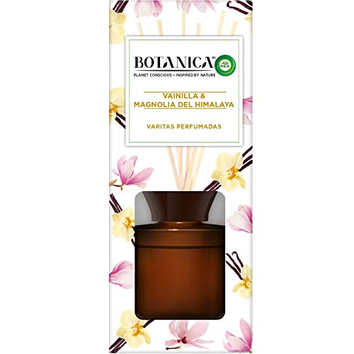 Botanica by Air Wick Varitas Perfumadas - Mikados Ambientador, Esencia Para Casa Con Aroma A Vainilla Y Magnolia Del Himalaya, Naturaleza, 80 ml (Paquete de 1)