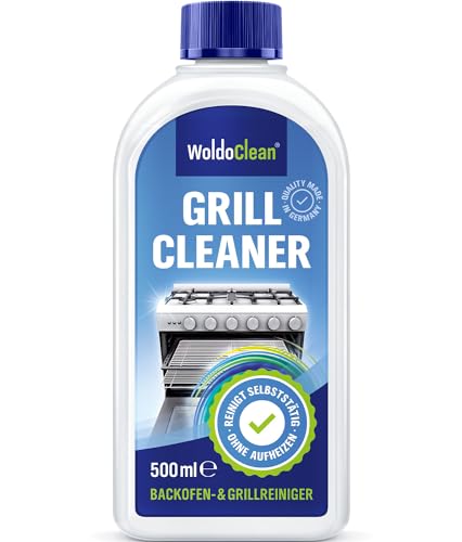 WoldoClean Gel limpiador de hornos y barbacoa 500ml - contra incrustaciones y quemaduras