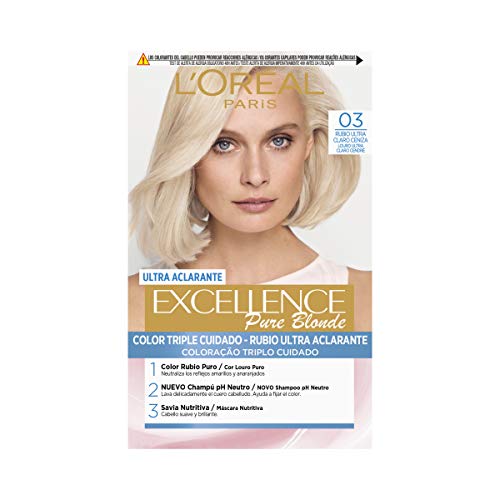 L'Oréal Paris Excellence Crème Coloración, Triple Protección, Tono: 03-90 ml