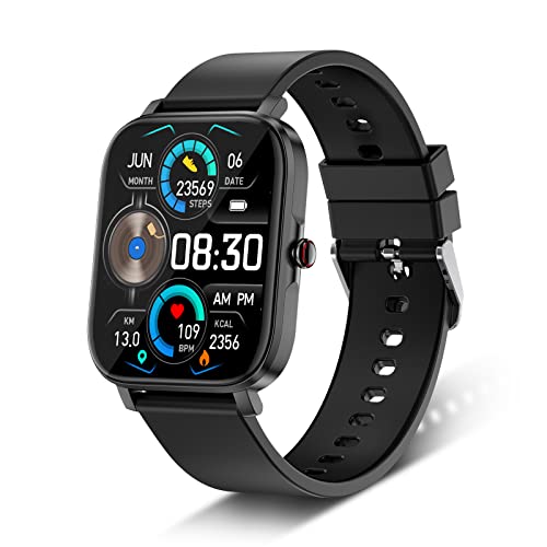 Reloj Inteligente Mujer Hombre, Dbasne Smartwatch 1,69” con Pulsómetro, Impermeable IP68 Calorías Monitor de Sueño, Podómetro Pulsera Actividad Inteligente 8 Modos Deporte, Smart Reloj Deportivo