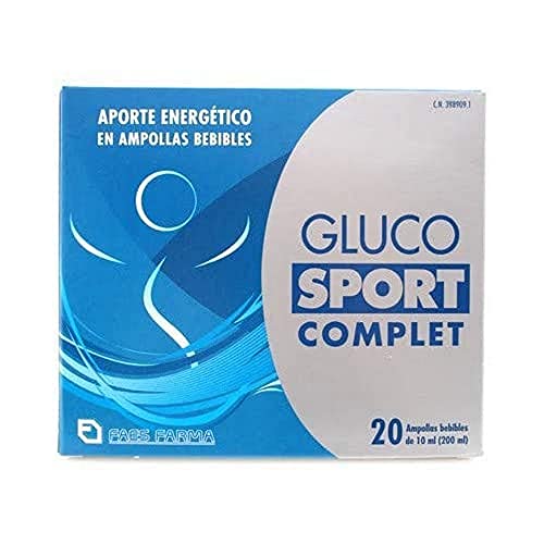 Gluco sport Gluco Sport complet - 20 ampollas, Aporte energético en los deportistas sometidos a grandes pruebas competitivas 200 ml