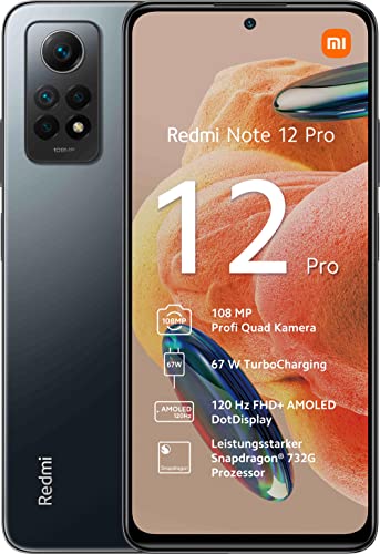 Xiaomi Smartphone Redmi Note 12 Pro 8GB/ 256GB/ 6.67'/ Negro Medianoche